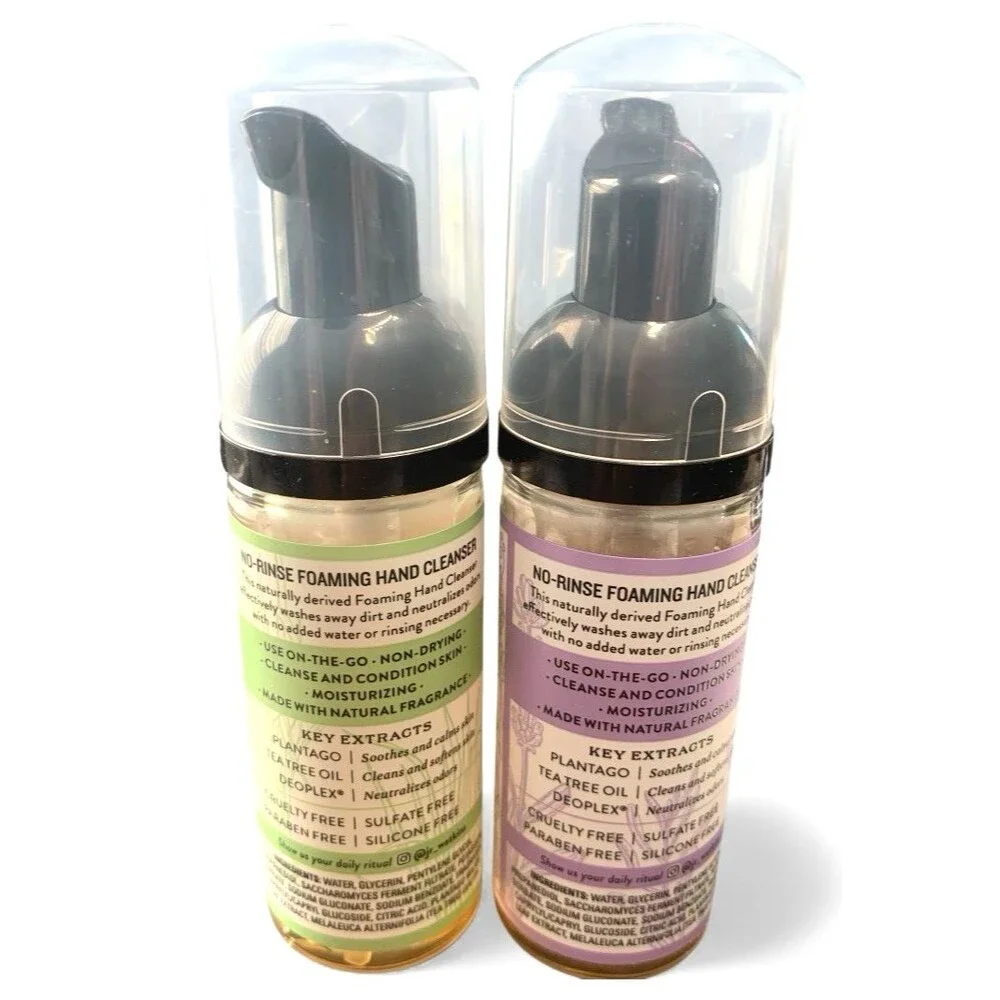 J.R. Watkins No-Rinse Foaming Hand Cleanser Lemongrass & Lavender New Old Stock